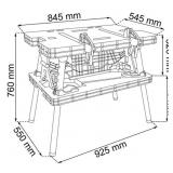 Keter Folding Work Table with Clamps