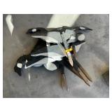 Wooden goose decoys