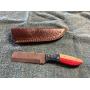 Damascus Knife With Sheath