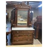 Antique Victorian Dresser w/ Marble Top