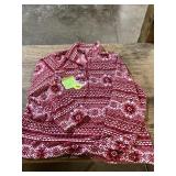 Lands End 1X Fleece 1/4 Zip Pullover