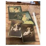 4ct Vintage Framed Pictures