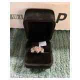 Size 7 Pink Heart Ring
