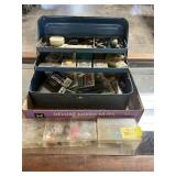 Tackle Box + Lures, Sinkers, Etc