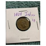 1909 Indian Head Penny