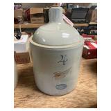 4 Gallon Ted Wing Crock Jug