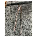 20in Faux Sterling Silver Necklace