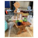 American Girl Doll Furniture + China Set