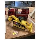 Fire Truck + Digger