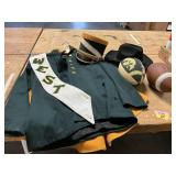 West Marching Band Uniform, Cowboy Hat, Football