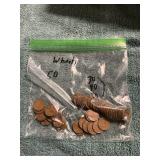 50ct Wheat Pennies