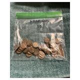 50ct Wheat Pennies