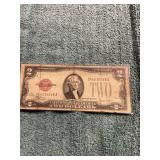 1928 Two Dollar Red Seal