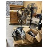 Fans, Chicken Wire, Clock, Etc