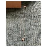 18in .925 Silver Sterling Heart Shaped Necklace