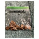 50ct Wheat Pennies
