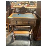Antique Eastlake Walnut Desk