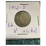 1912-D Liberty V Nickel