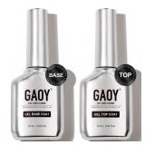 GAOY 16ml Glassy Gel Top/Base Coat Set