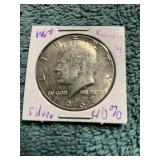 1967 Kennedy Half Dollar
