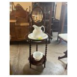 Antique Wash Stand w/ Basins