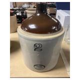 2 Gallon Western Stoneware Crock Jug