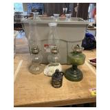 Oil Lamps + Jug