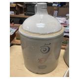 5 Gallon Ted Wing Crock Jug