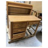 Desk + Bookshelf