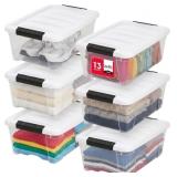 2ct IRIS USA 40 Qt Stackable Storage Bins