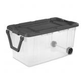 2ct Damaged Sterilite 160-Quart Wheeled Storage Bi