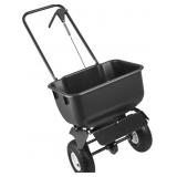 Push Broadcast Lawn Spreader 80Lbs Capacity