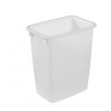 Rubbermaid 21-qt Open-Top Wastebasket, White
