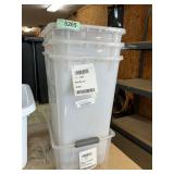 3ct Pet Food Storage Container (No Lids)