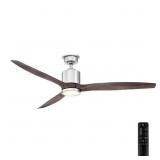 Triplex 60 in LED Ceiling Fan with Light