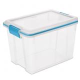 Sterilite 20 qt Clear Latch Box 16.125 D