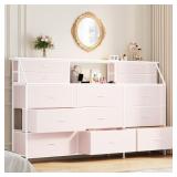 PUKAMI 72-In TV Stand with Shelves, Drawers