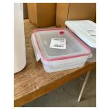 4ct Plastic Storage Containers Various Sizes