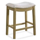 ROME + OAK Parker Stool, Natural/Cream
