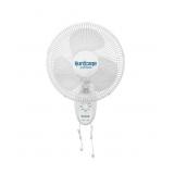 Hurricane 12" Oscillating Fan, 3-Speed, White
