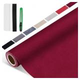 Suede Wrap for Car Interior 16" x 59" Burgundy