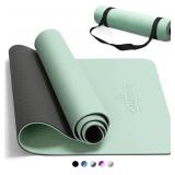 CAMBIVO Yoga Mat 72x24 in 6/8/10 mm TPE