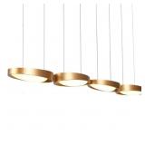 Integrated LED 4-Light Gold Chandelier