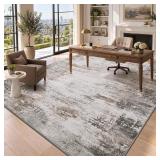 LUMI 8x12 Washable Area Rug, Ultra Soft