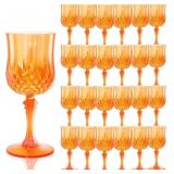 72ct Plastic Wine Glasses, Vintage Goblets