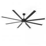 96in Matte Black Indoor/Outdoor Fan w/ Remote