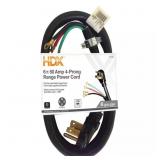 HDX 6 ft 6/4 50A 4-Prong Range Cord