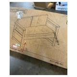 Patio conversation set double seat
