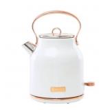 Haden 1.7L Stainless Kettle, Ivory/Copper