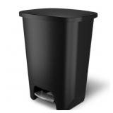 Glad Trash Can with Lid, Stainless Pedal